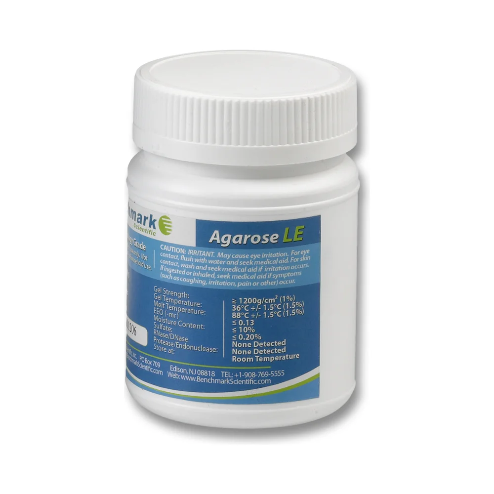 Benchmark Agarose LE, 100 g - Laboratory Equipment | Legacy Lab Supplies