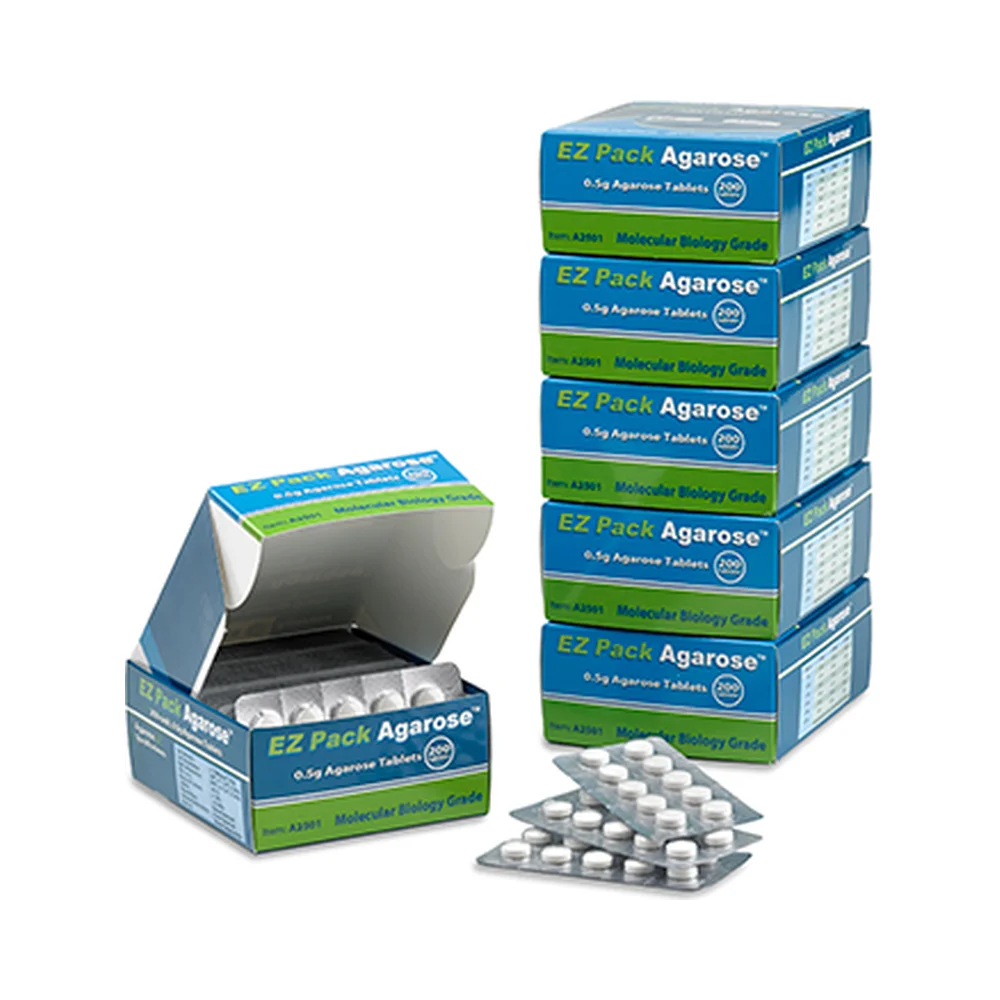 EZ Pack Agarose Tablets, 200/pk = 100 g - Laboratory Equipment | Legacy Lab Supplies