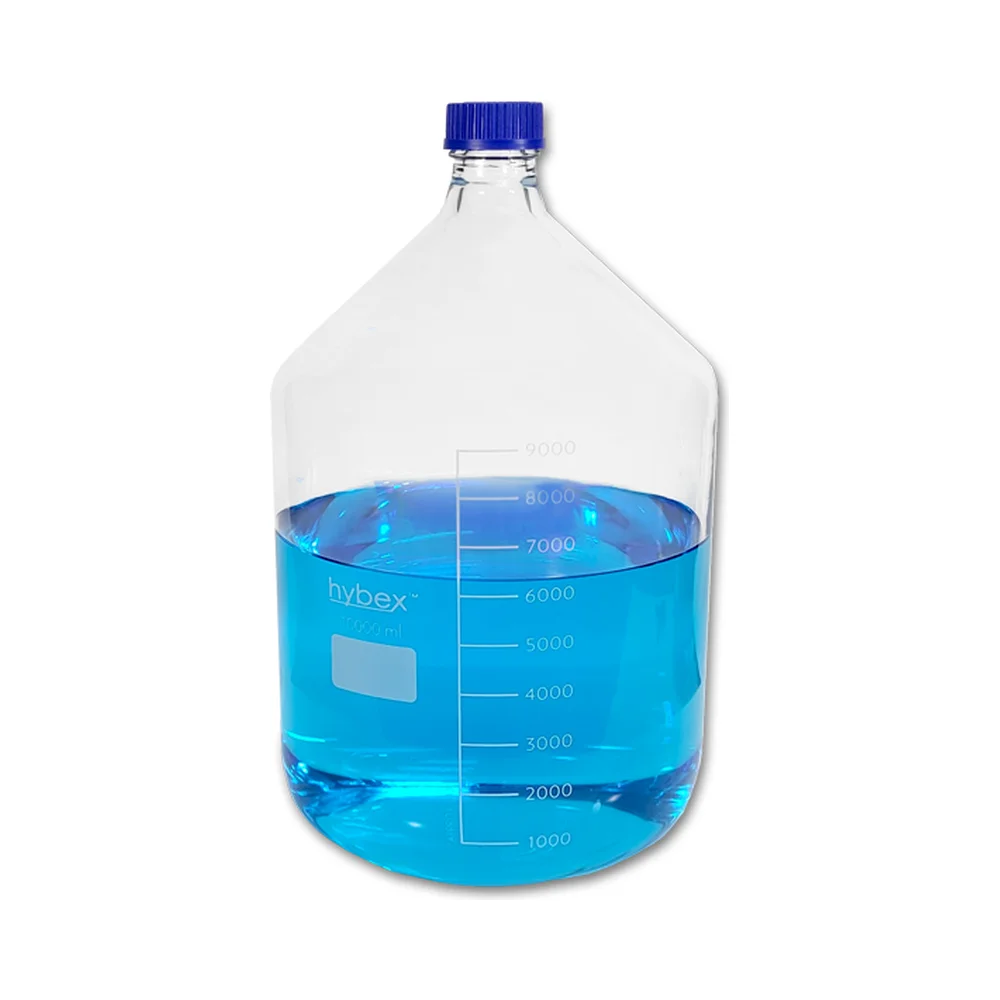 hybex 10 L Bottle with GL45 Blue Cap, 1/each - Laboratory Equipment | Legacy Lab Supplies