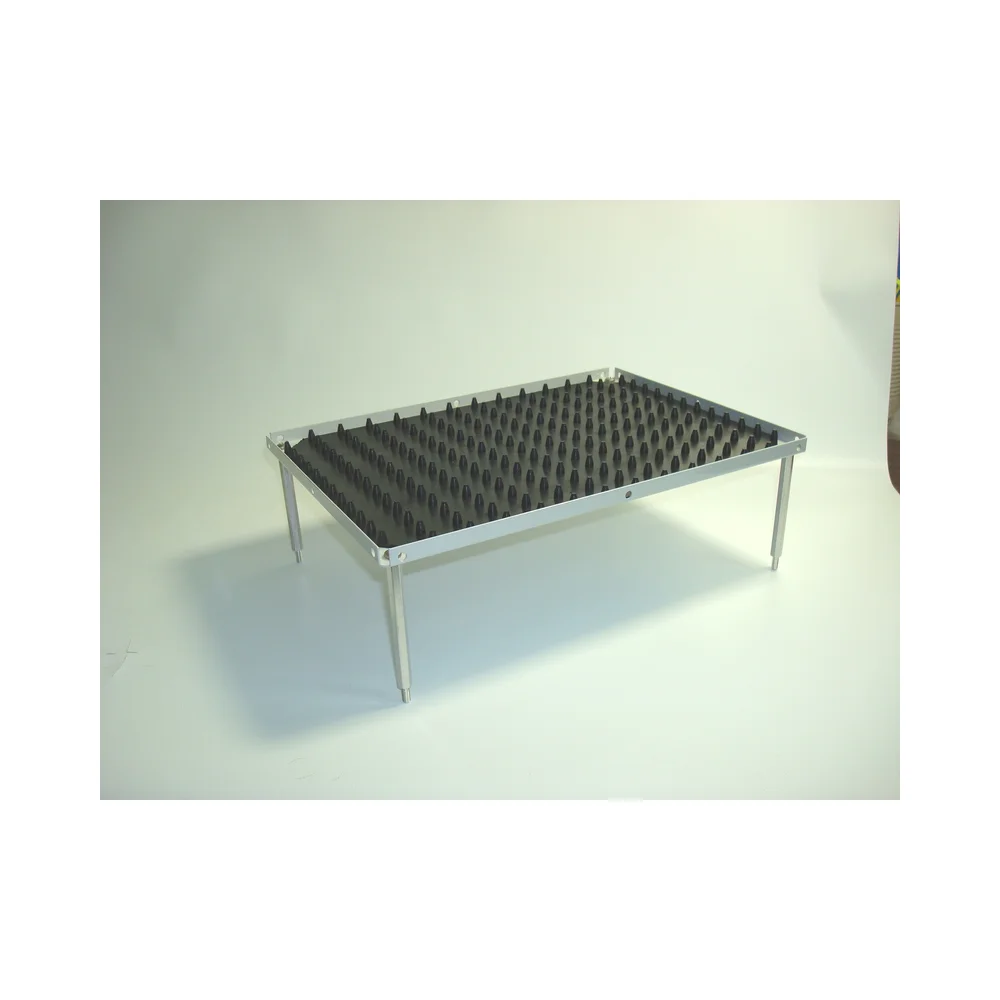 Stacking Platform, Small 10.5×7.5" with Dimpled Mat, 3.0" Separation - Laboratory Equipment | Legacy Lab Supplies