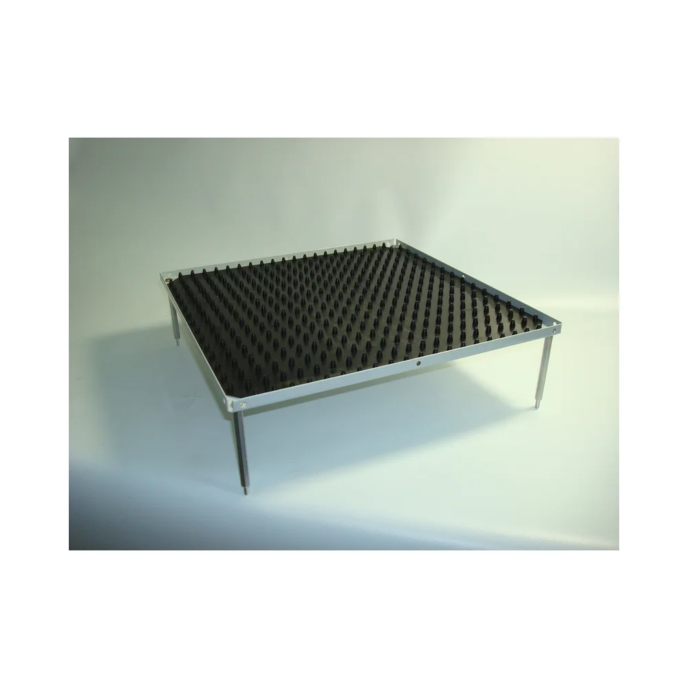 Stacking Platform, Large 12×12" with Dimpled Mat, 3.0" Separation - Laboratory Equipment | Legacy Lab Supplies