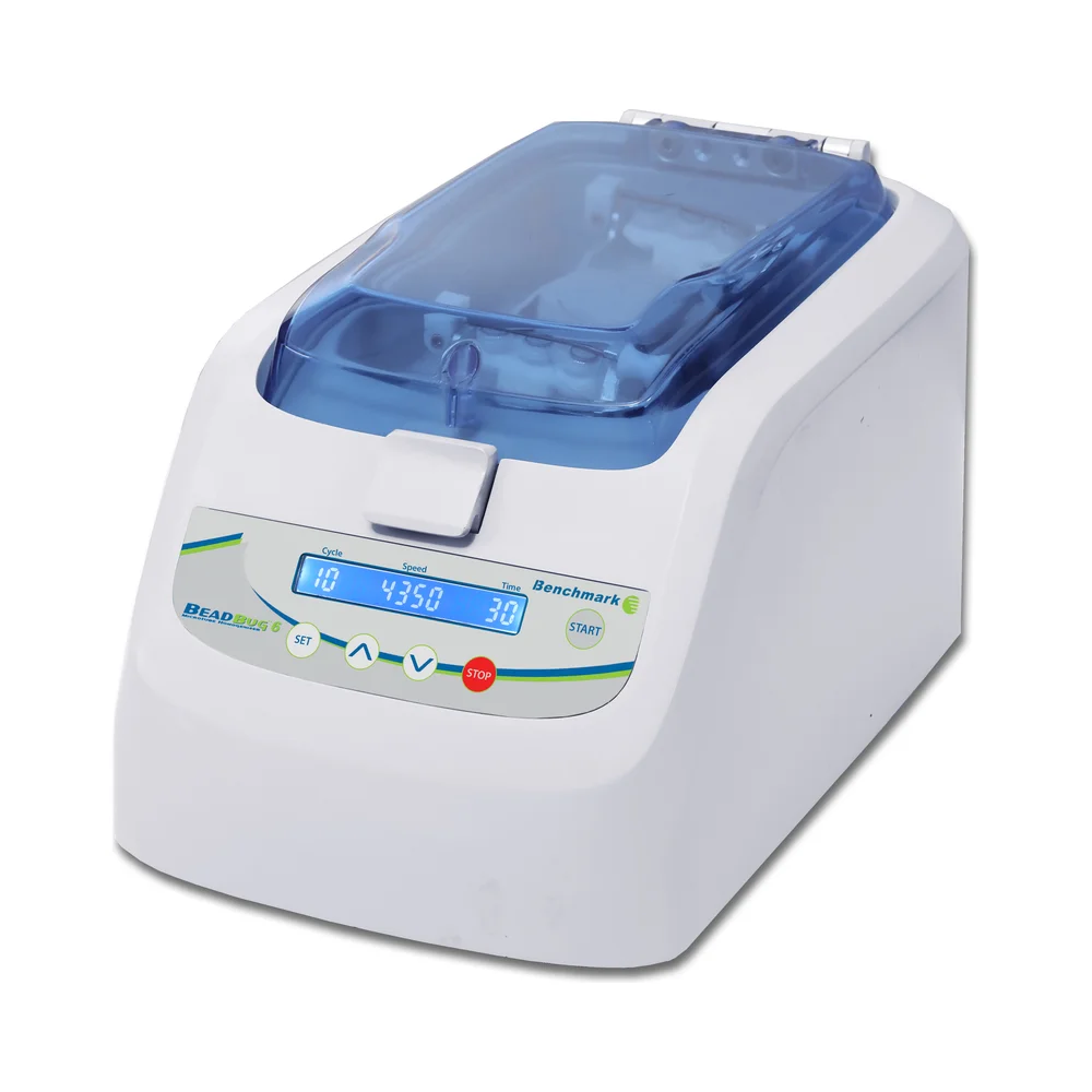 BeadBug 6 Six Position Homogenizer , 100–240 V - Laboratory Equipment | Legacy Lab Supplies