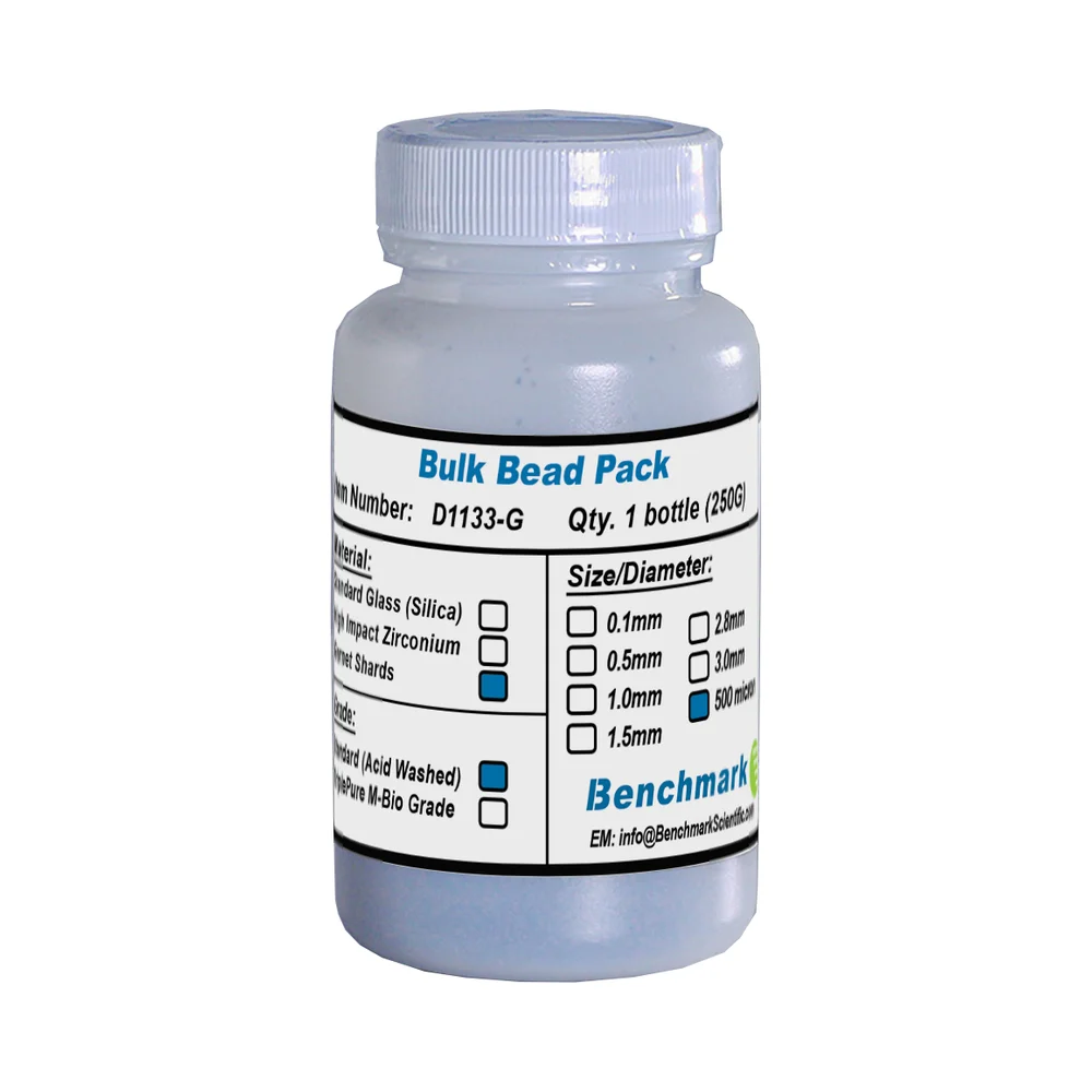 Garnet Shards, Bulk, Acid Washed, 250 g Bottle - Laboratory Equipment | Legacy Lab Supplies