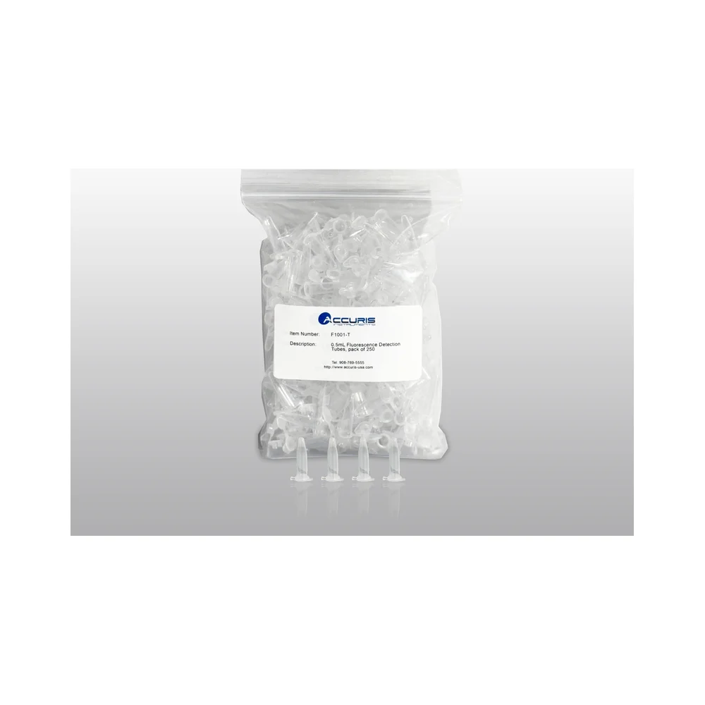 0.5 mL Fluorescence Detection Tubes for Smart-Q 100 (F1001-T, Pack of 250) - Laboratory Equipment | Legacy Lab Supplies