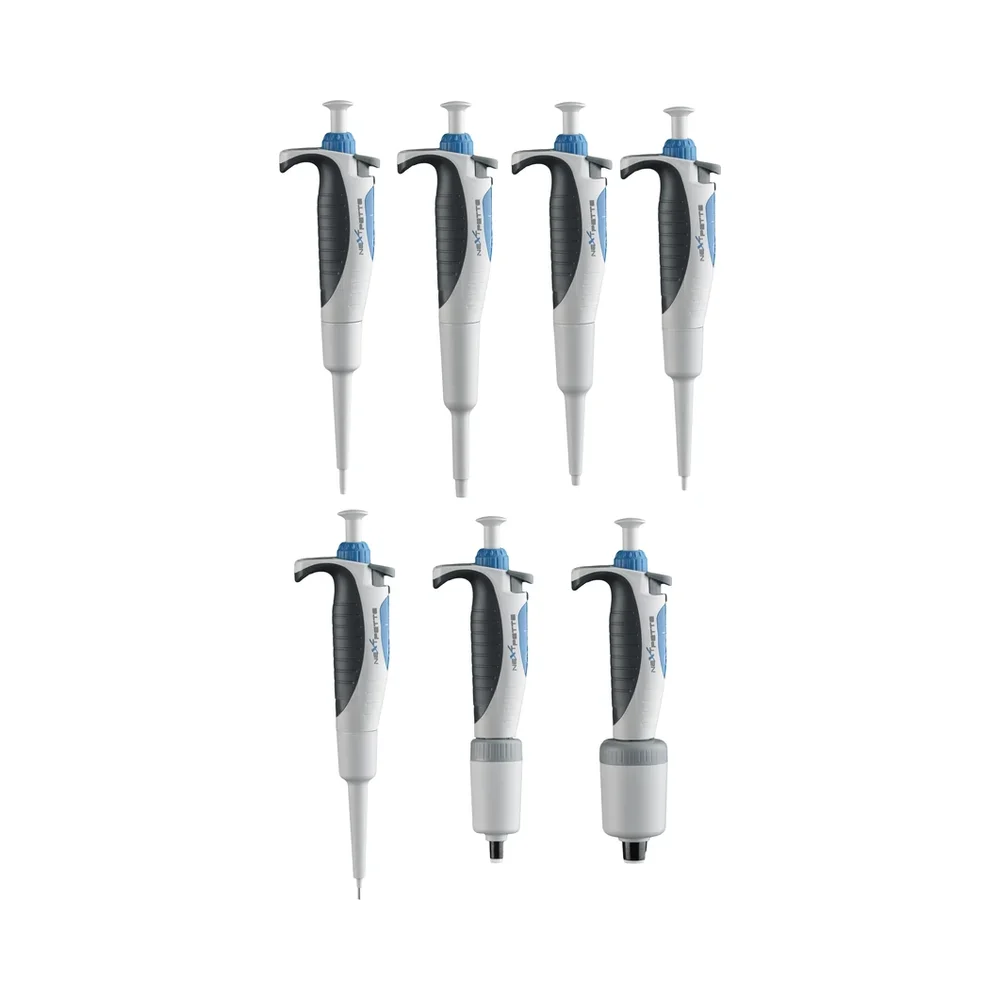NextPette Starter Kit 2 — 4 Pipettes (200/1000 µL + 5/10 mL) + Carousel Stand - Laboratory Equipment | Legacy Lab Supplies