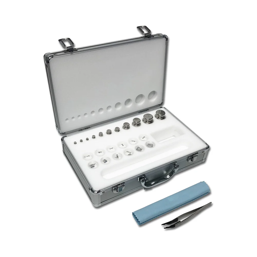 Accuris Class F1 Calibration Weight Set, 23 Pieces, 1 mg to 200 g - Laboratory Equipment | Legacy Lab Supplies