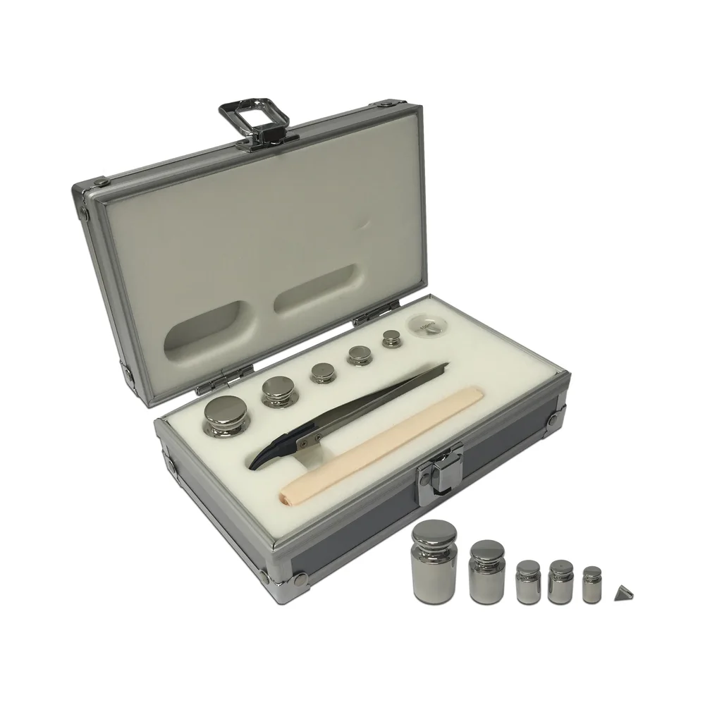 Accuris Class E2 Calibration Weight Set, 6 Pieces, 100 mg to 100 g - Laboratory Equipment | Legacy Lab Supplies