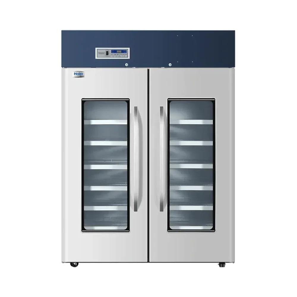 Haier HYC-1378 Double-Door Pharmacy Refrigerator , 115V - Laboratory Equipment | Legacy Lab Supplies