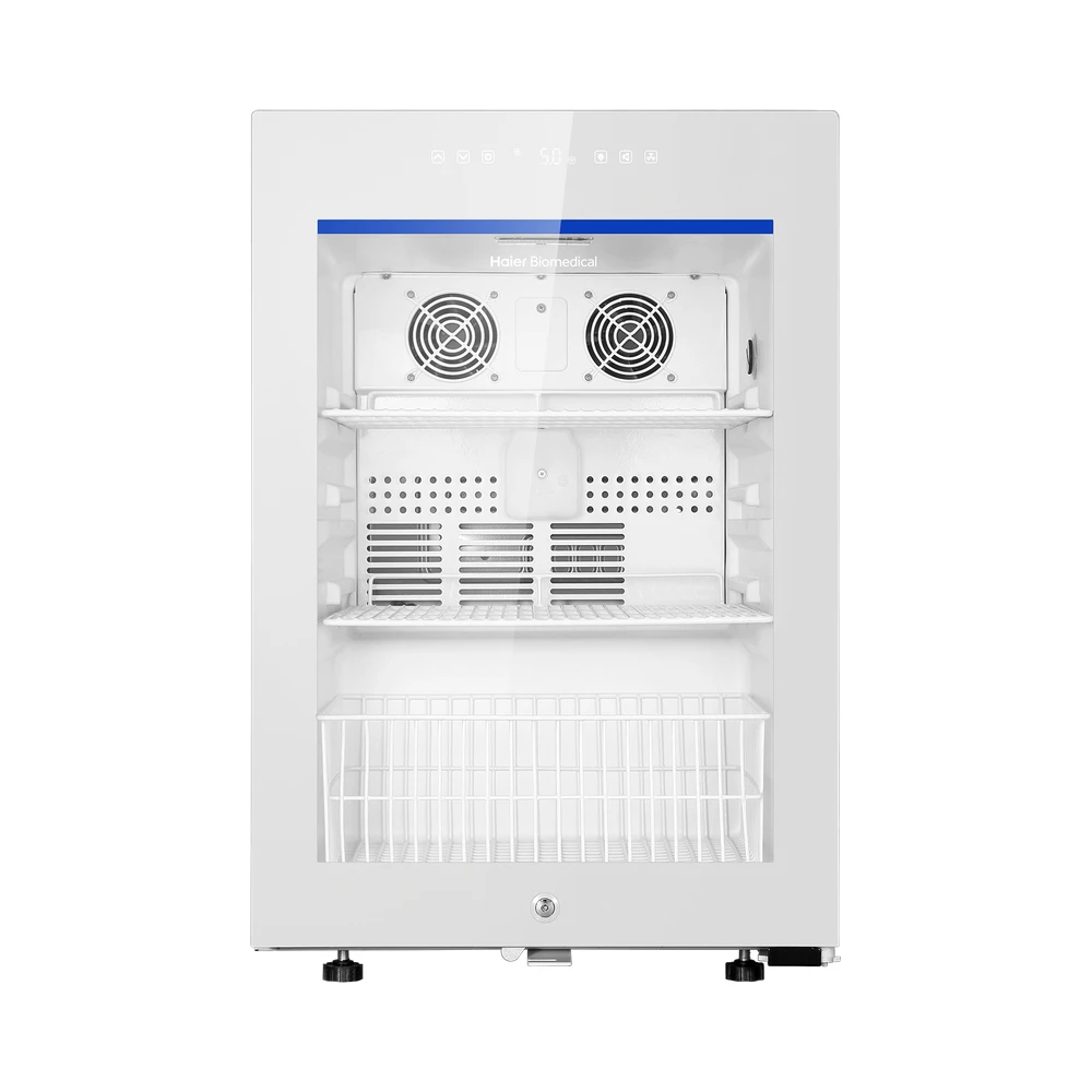 Haier HYC-85GD +2 to +8 °C Pharmacy Refrigerator, 85 L / 3.0 cf, Glass Door - Laboratory Equipment | Legacy Lab Supplies