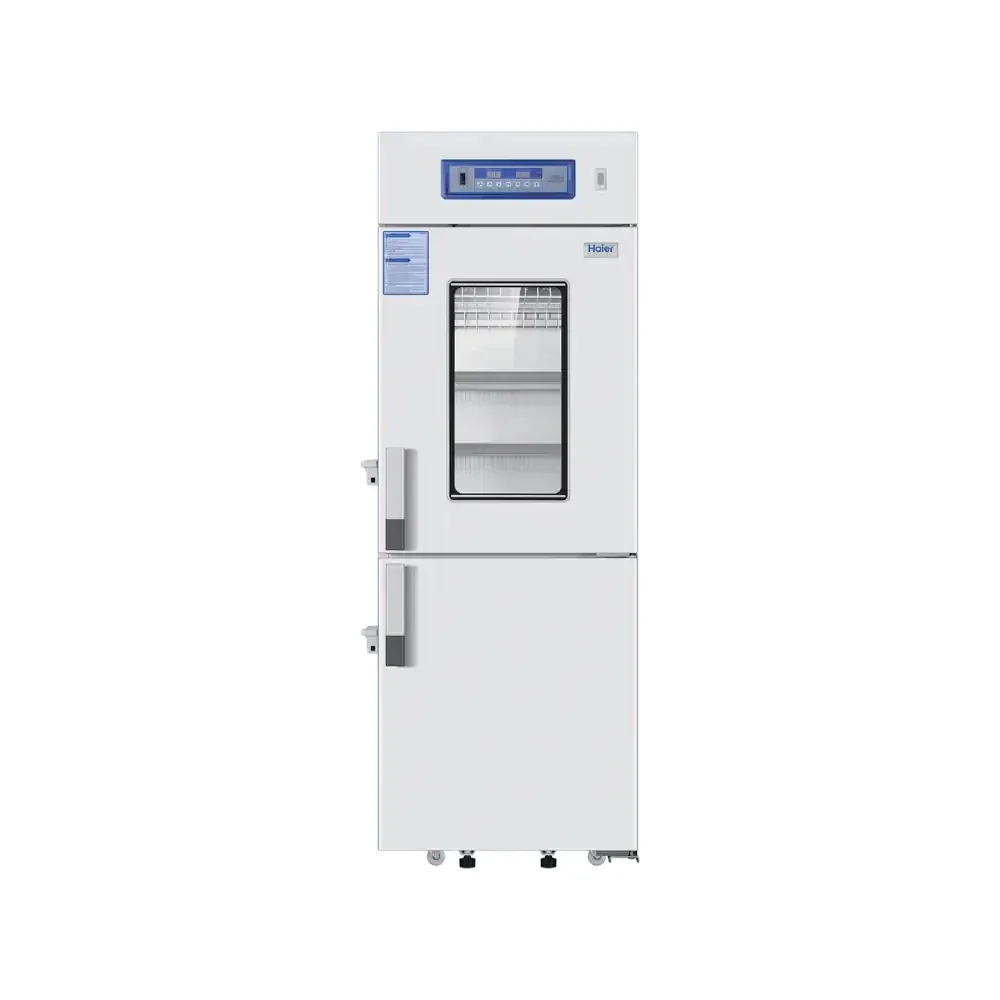 Haier Combined Pharmacy Refrigerator/Freezer , 245 L + 200 L / 115V - Laboratory Equipment | Legacy Lab Supplies