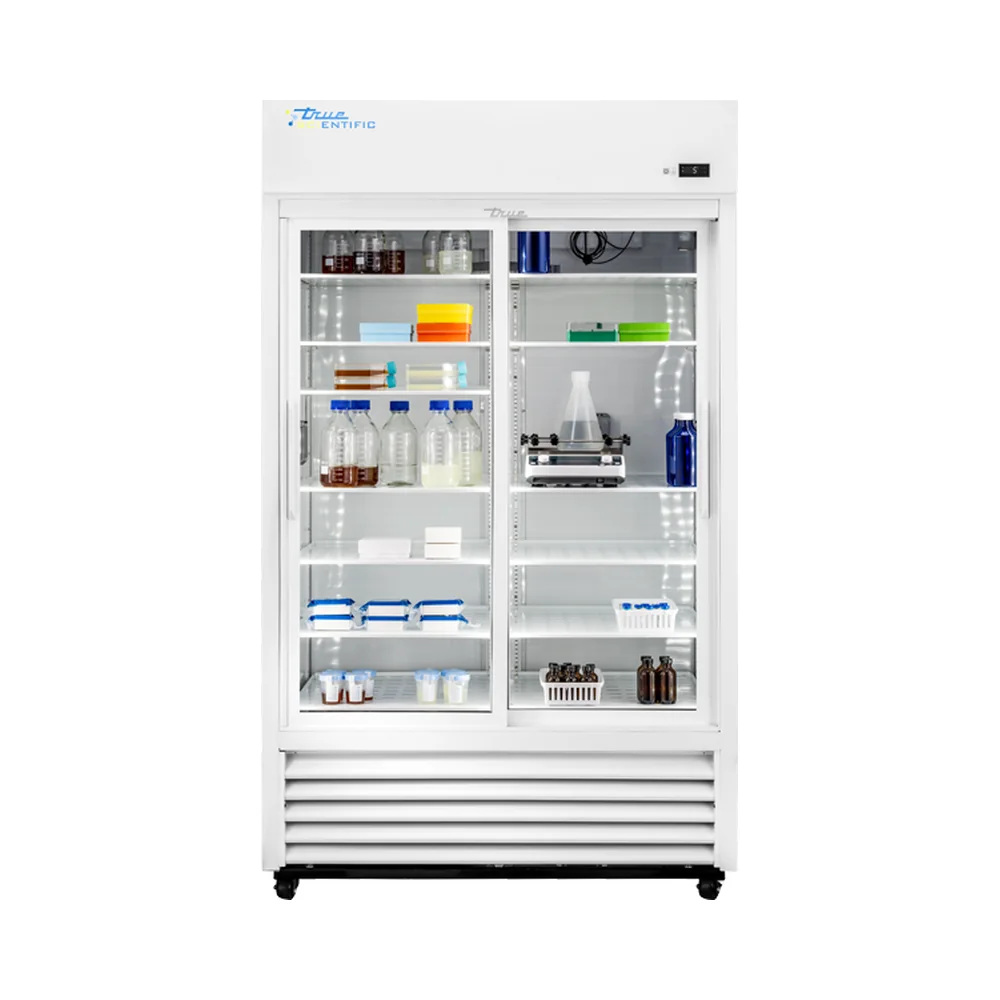 True Scientific TSCI-1000CR-SLG-M-WW-1A 2°C to 10°C Chromatography Refrigerator, 1028 L / 36.3 cu ft, Slide Glass Door - Laboratory Equipment | Legacy Lab Supplies