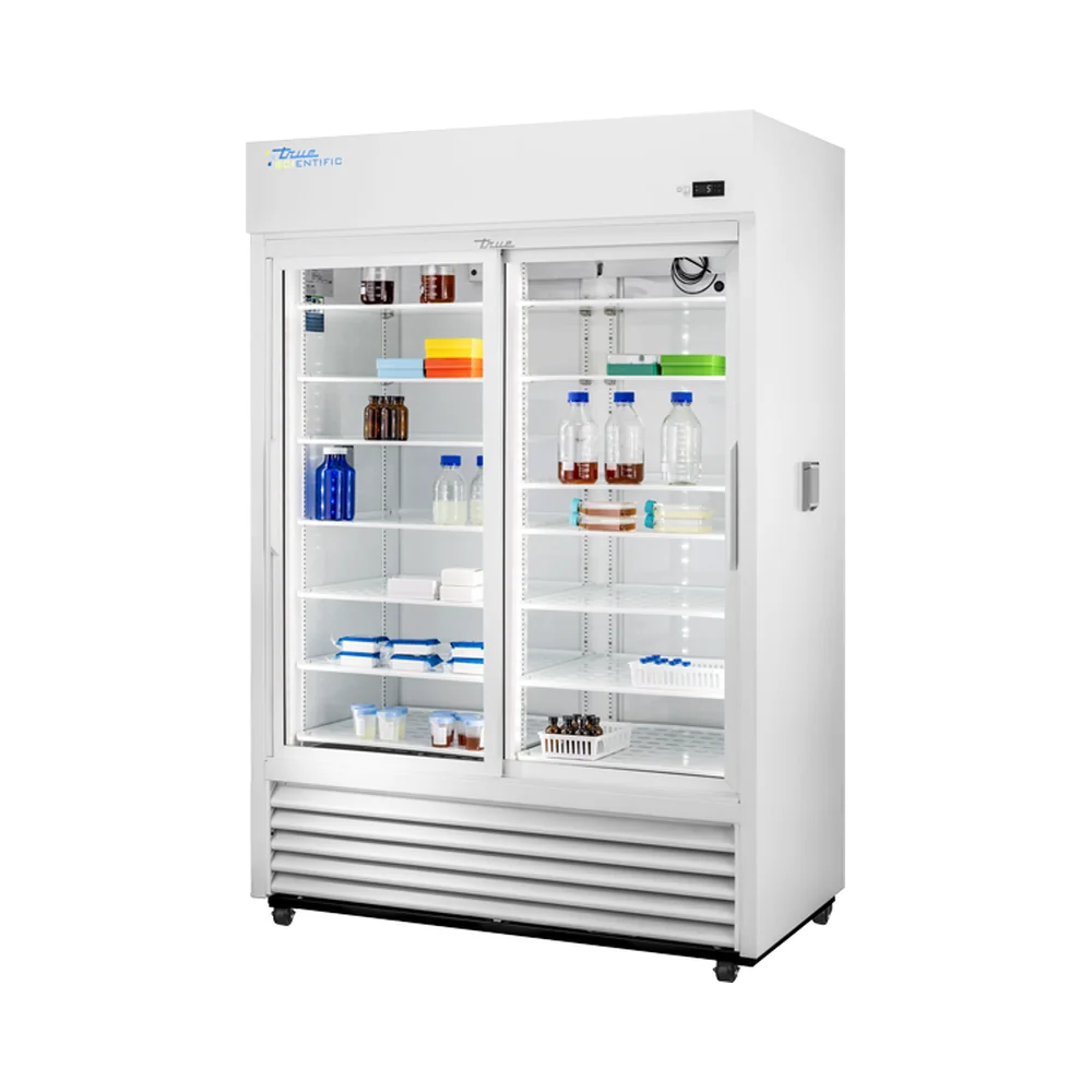 True Scientific TSCI-1200LR-SLG-M-WW-1A 2°C to 10°C Laboratory Refrigerator, 1204 L / 42.5 cu ft, Slide Glass Door - Laboratory Equipment | Legacy Lab Supplies