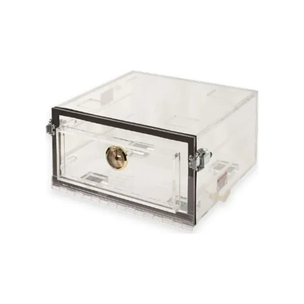 Yamato PLA-8605CGNS Clear Acrylic Desiccator, 12" ร 12" ร 6", One Cubicle - Laboratory Equipment | Legacy Lab Supplies
