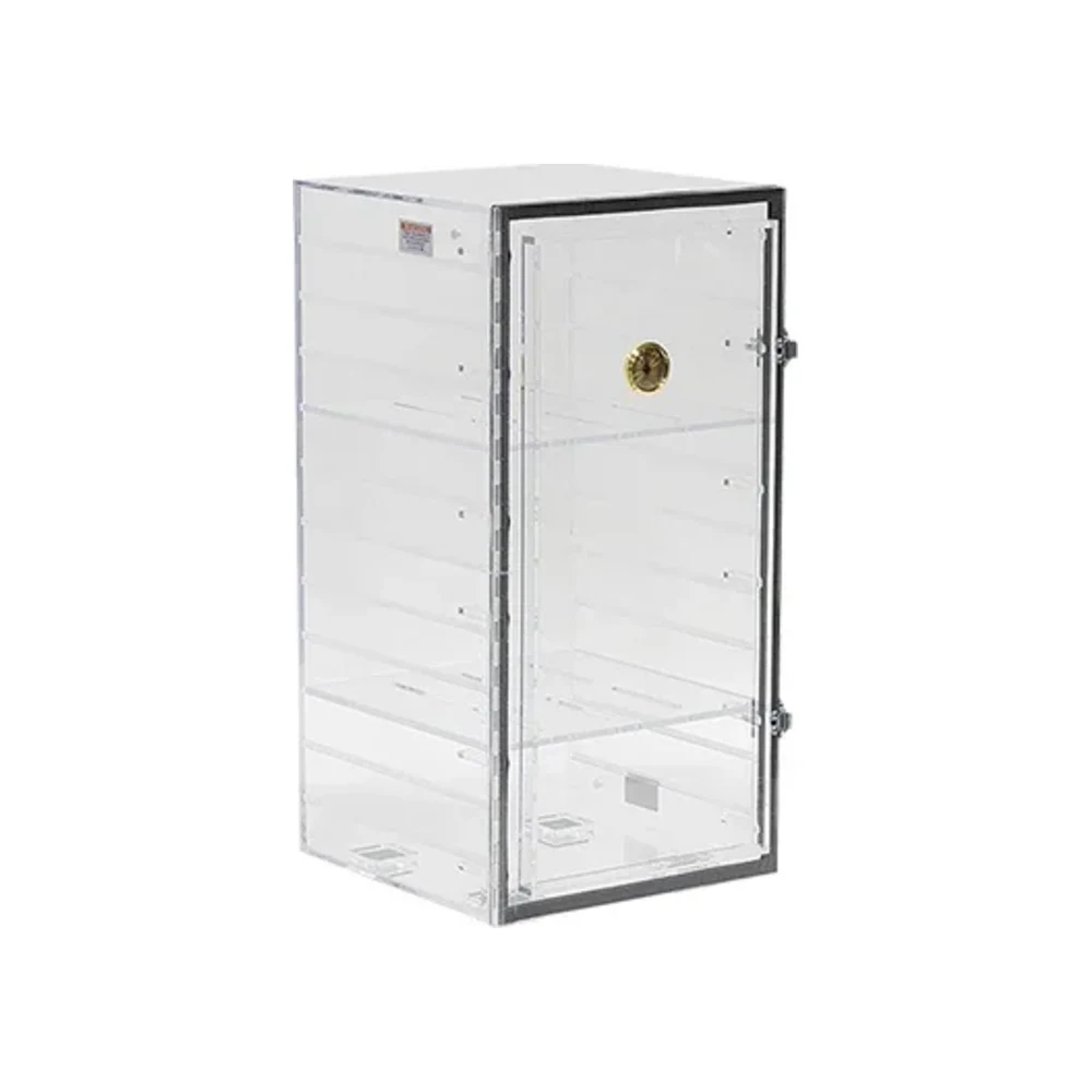 Yamato PLA-8615CGNS Clear Acrylic Desiccator, 12" ร 12" ร 24", One Cubicle - Laboratory Equipment | Legacy Lab Supplies